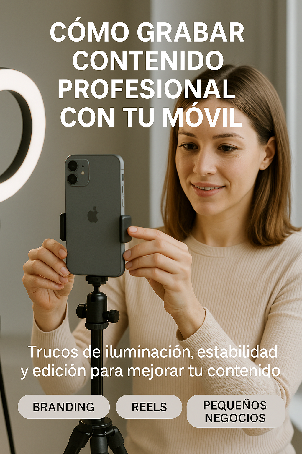Cómo grabar contenido profesional con tu móvil (Guía 2025)